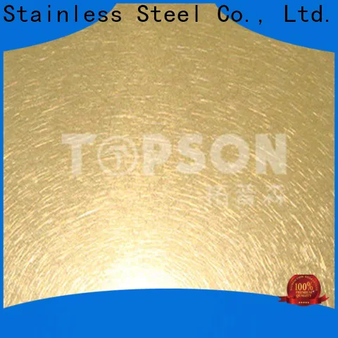 Topson Custom brushed stainless steel strip factory for vanity cabinet decoration