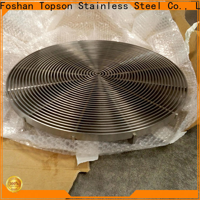 Topson New stainless steel grating prices Suppliers for apartment
