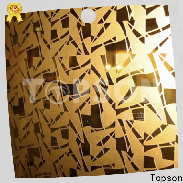 Topson luxurious decorative stainless steel Supply for floor