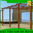Topson durable metal and wood gazebo Suppliers for park