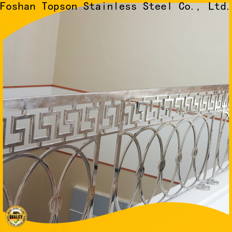 Topson advanced technology stainless steel handrail stairs for room