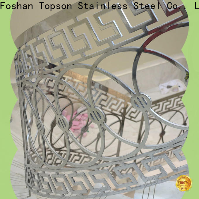 Topson staircase stainless steel balcony fittings company for hotel
