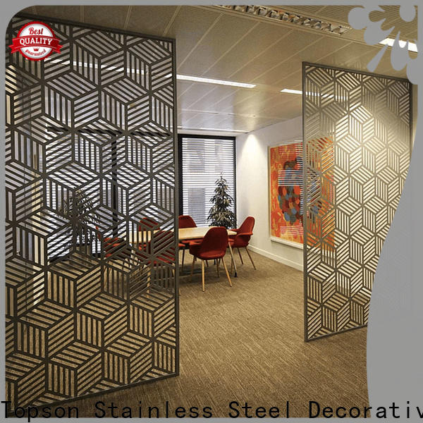 Topson aluminium decorative metal mesh screen for building faced
