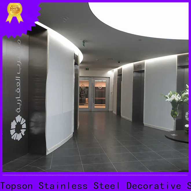 Topson High-quality decorative steel entry doors Suppliers for kitchen decoration