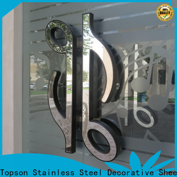 Best stainless steel door accessories cladding for business for outdoor wall cladding