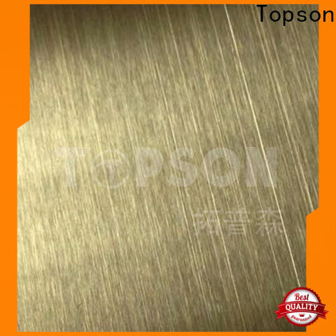 Topson black stainless steel sheet metal company for elevator for escalator decoration