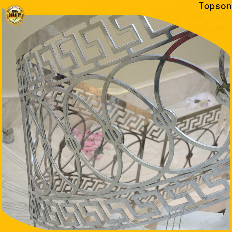 Topson elegant stainless steel handrail accessories for business for mall