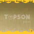 Topson decorative brushed stainless steel sheet for business for vanity cabinet decoration