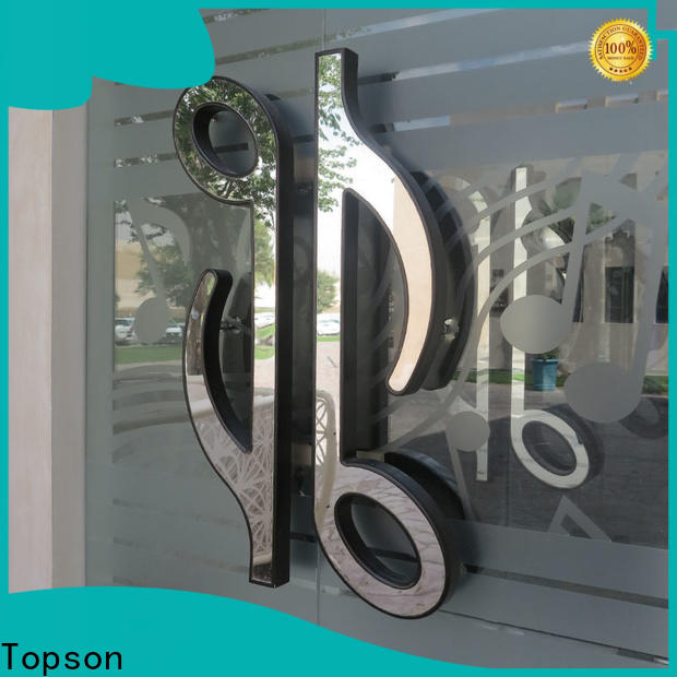 Topson Best brushed stainless door knobs Supply for building facades