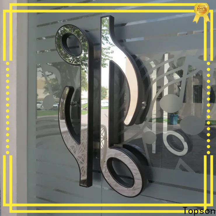 Topson steel double metal doors and frames for business for decoration