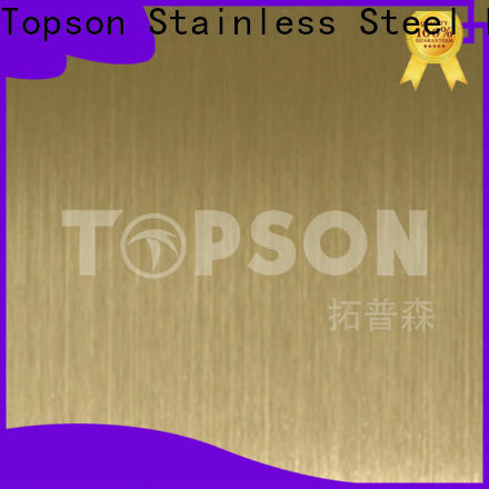 Topson luxurious decorative stainless steel sheet suppliers Suppliers for partition screens