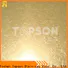 Topson mirror brushed stainless steel finish for furniture