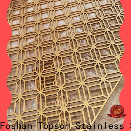 Topson Custom stainless steel perforated screen for exterior decoration