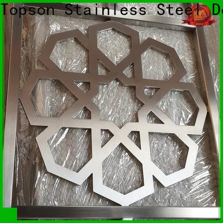 Topson steel outdoor metal screen panels company for landscape architecture