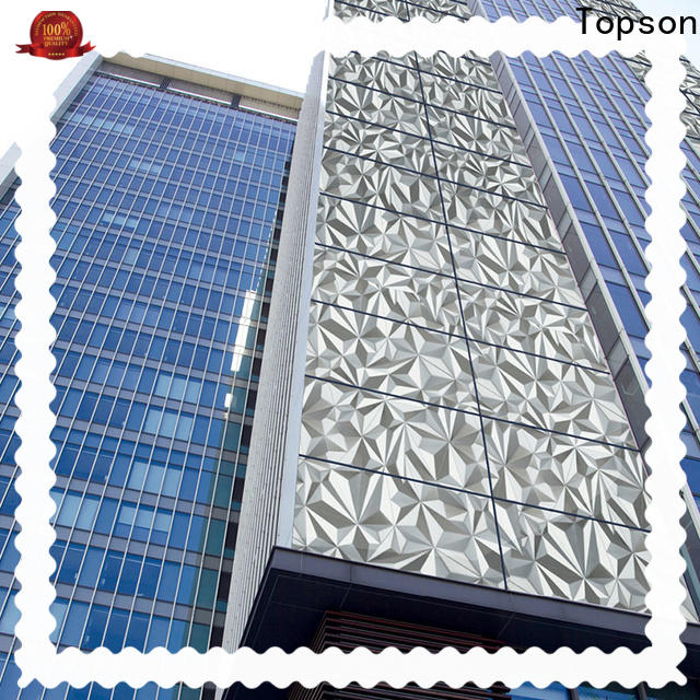 Topson cost-effective stainless steel roofing details for wholesale for elevator