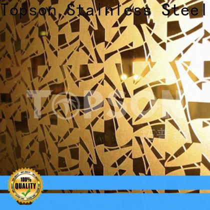 gorgeous decorative stainless steel sheet China for interior wall decoration