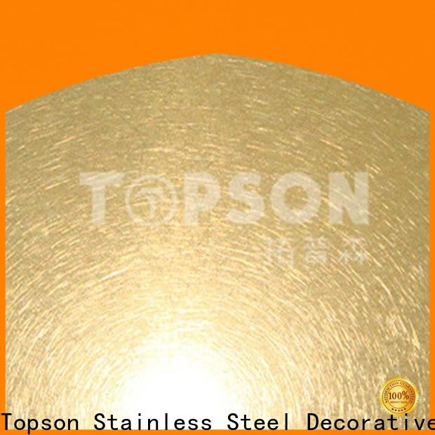 Topson antique stainless steel sheet suppliers for business for furniture