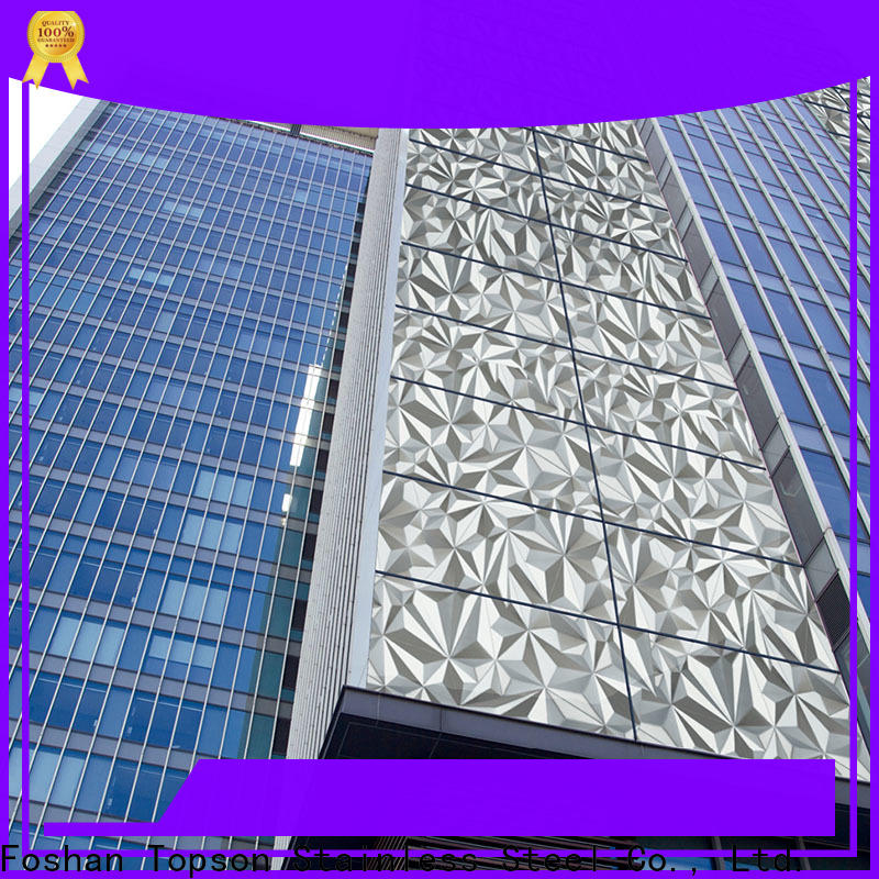 Custom stainless steel cladding suppliers column company for elevator
