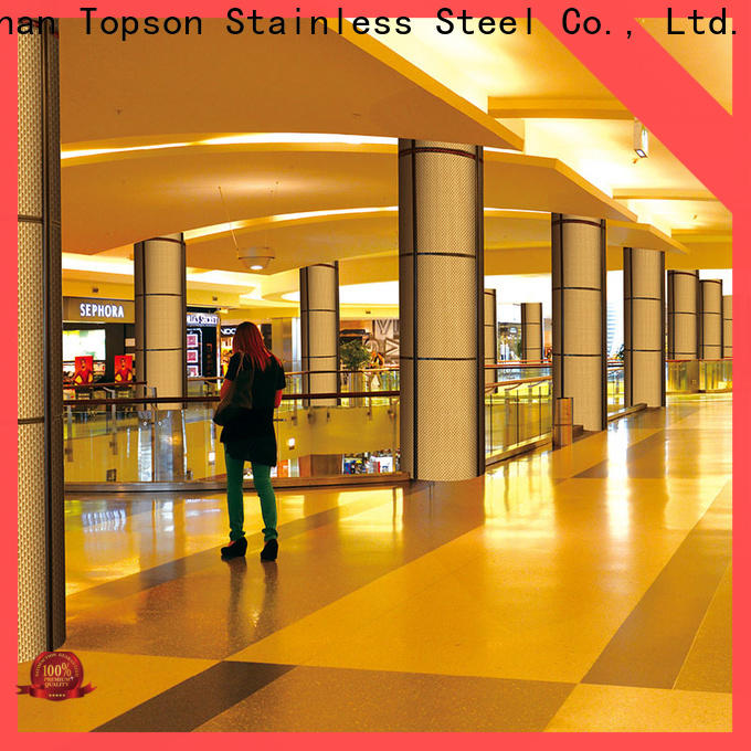 Topson professional steel cladding prices for wholesale for wall