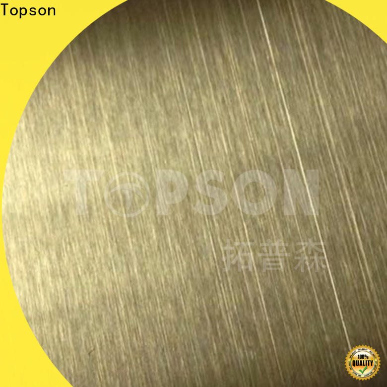 Topson material mirror stainless steel sheet Suppliers for floor