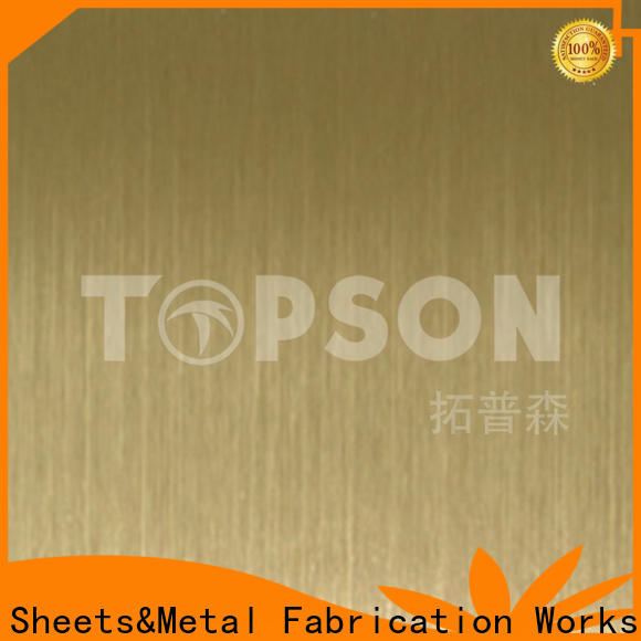 Topson hairline decorative aluminum plate for floor