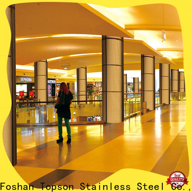 Topson reliable stainless steel cladding cost for wall