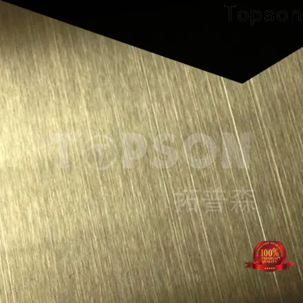 Topson widely used polished stainless steel sheet price for floor