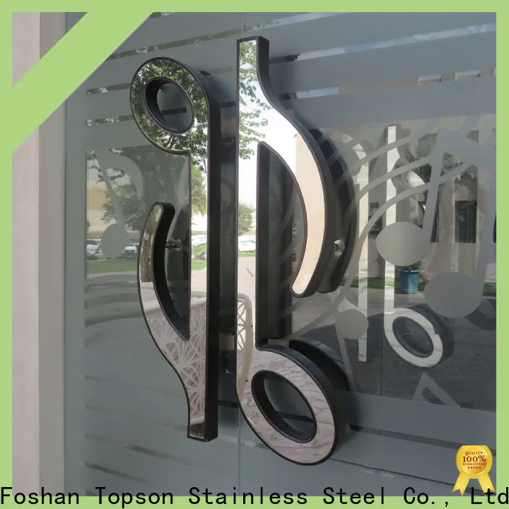 High-quality stainless steel entrance door handles steel for business for outdoor wall cladding