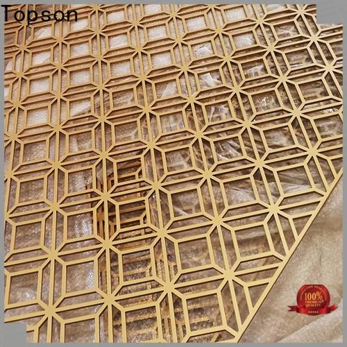 Topson meshperforated decorative metal privacy screens for curtail wall