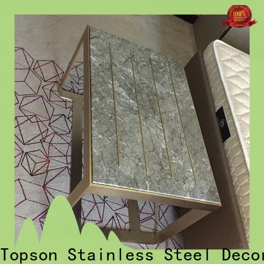 Topson Wholesale cast metal patio furniture for hotel lobby decoration
