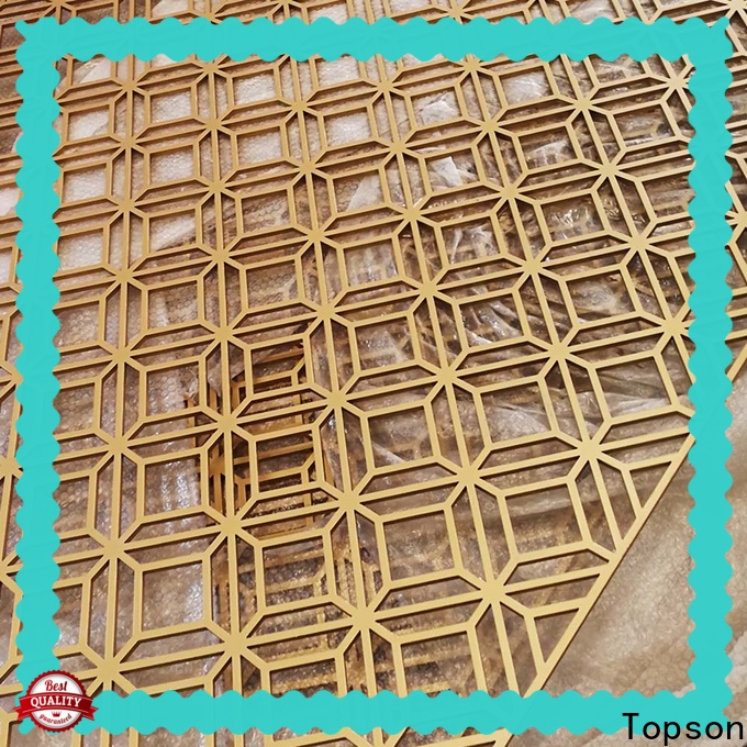 Topson High-quality perforated metal screen Supply for exterior decoration