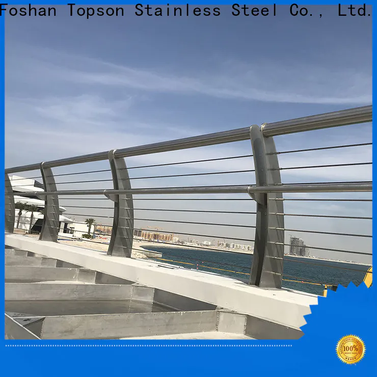 Topson popular stainless steel cable railing interior for apartment