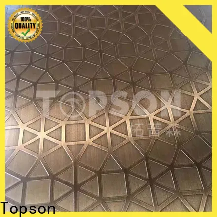 Topson material stainless steel sheet suppliers for kitchen