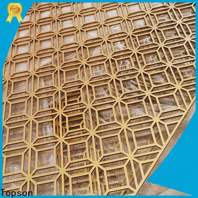 Topson High-quality decorative metal mesh screen factory for landscape architecture