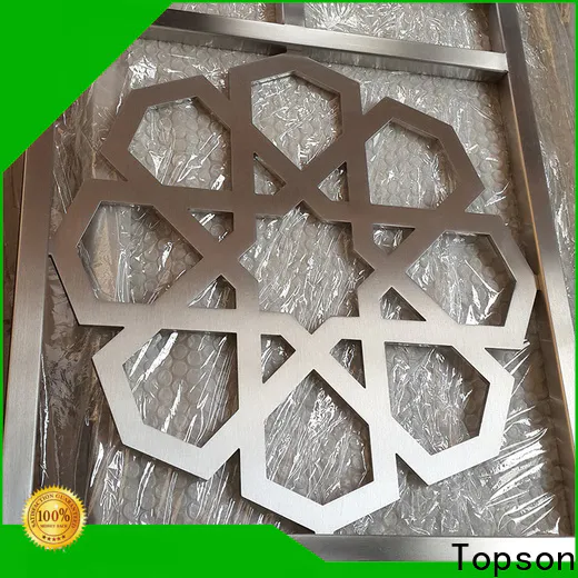 Topson screendecorative perforated mesh screen Suppliers for building faced