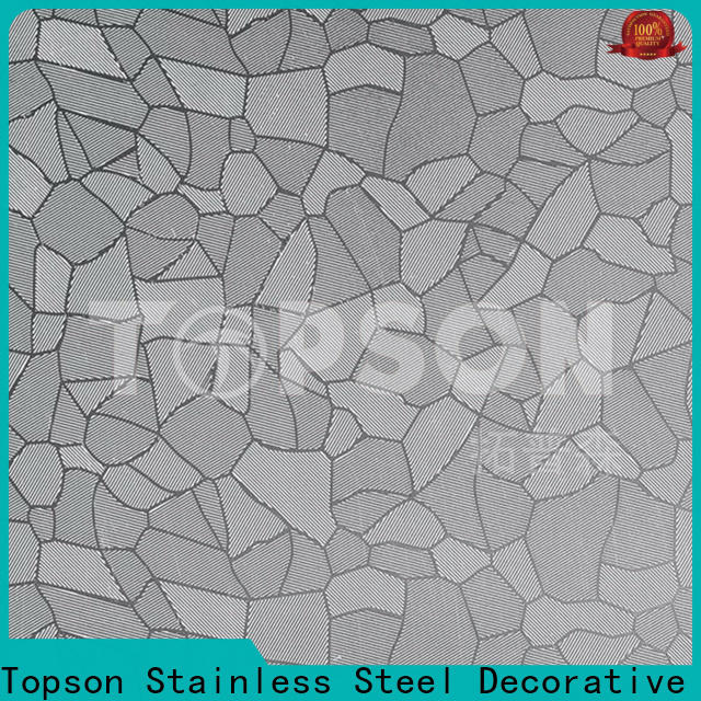 Topson good-looking brushed stainless steel sheet for furniture