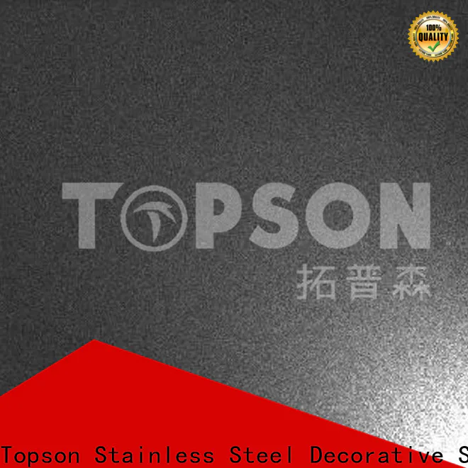 Topson material black stainless steel sheet metal Suppliers for elevator for escalator decoration