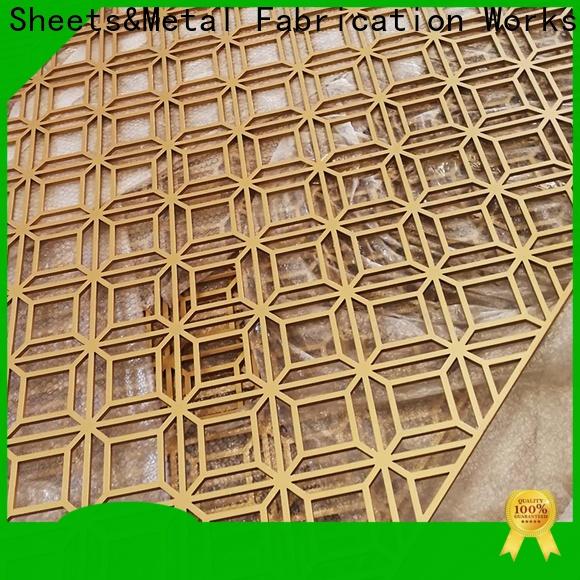 Topson steel mashrabiya pattern cad factory for exterior decoration