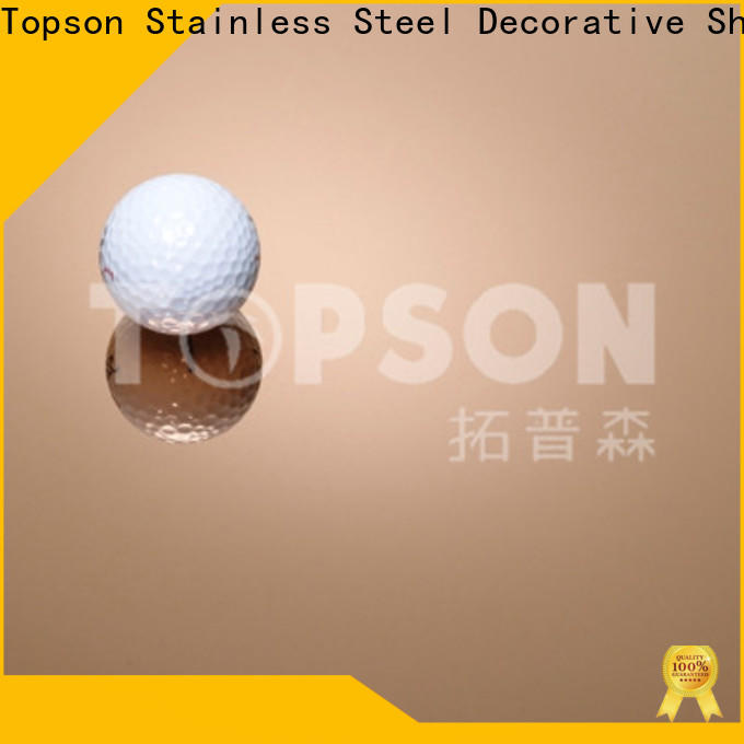 Topson stainless decorative sheet steel factory for partition screens