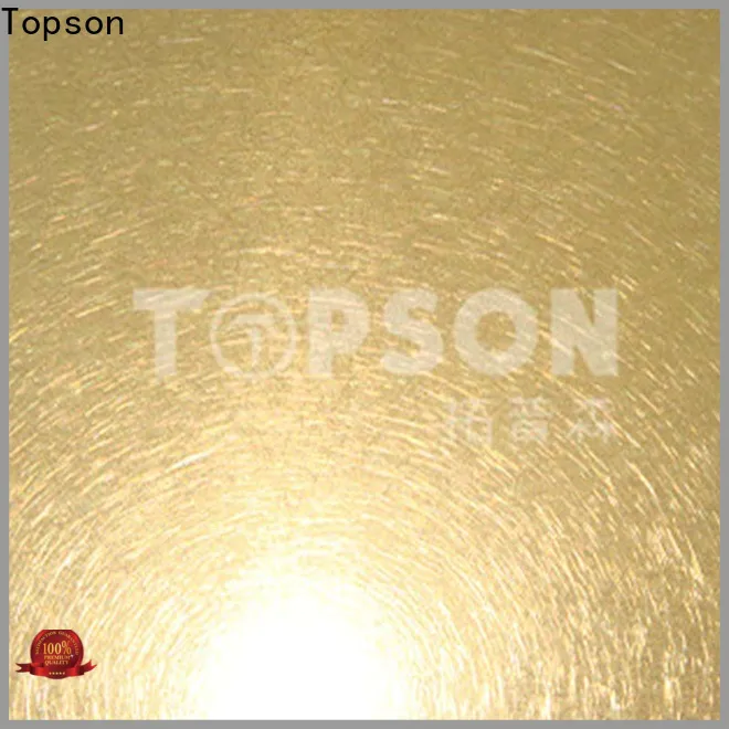 Topson Wholesale buy stainless steel sheet metal China for interior wall decoration