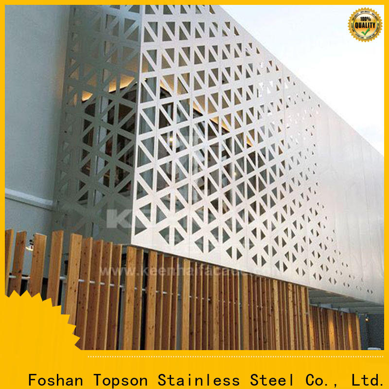 stable decorative metal screen sheets partitionmetal from china for curtail wall