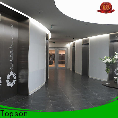 Topson steel plain metal door Supply for decoration