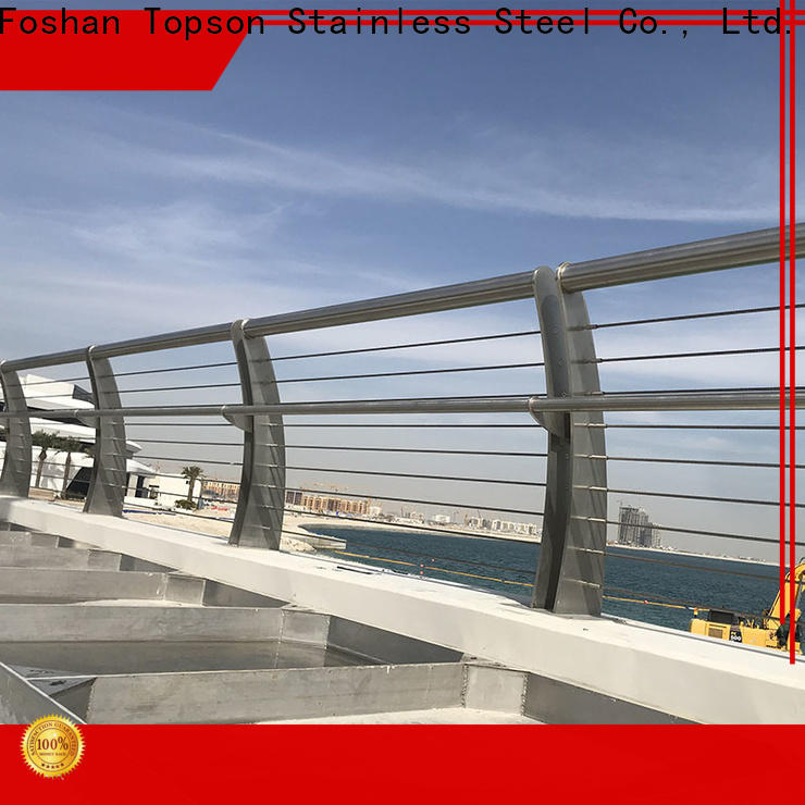 Topson advanced technology stainless steel pipe railing factory for room