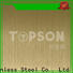 Topson sheetdecorative stainless steel sheets company for handrail
