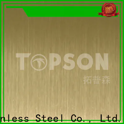Topson sheetdecorative stainless steel sheets company for handrail