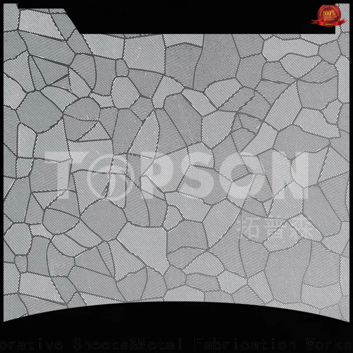 Topson colorful stainless steel decorative plate for interior wall decoration
