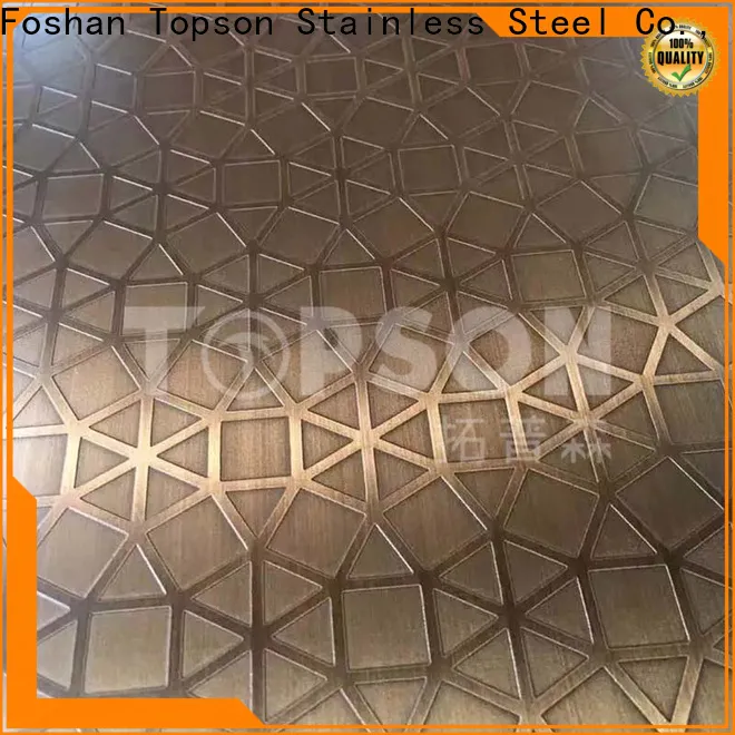 Topson embossed decorative sheet steel company for partition screens