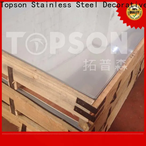 Topson widely used stainless steel sheet gauge thickness Suppliers for handrail