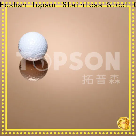Topson gorgeous brushed stainless sheet China for handrail