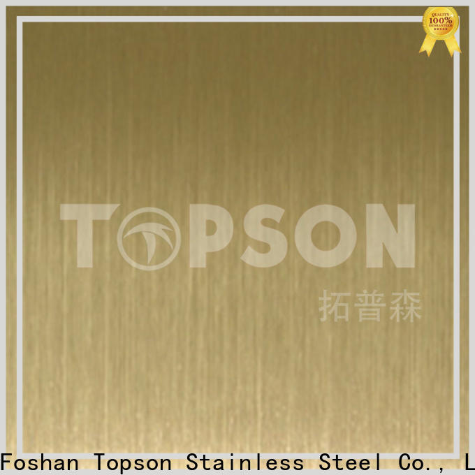 Topson good-looking mirror stainless steel sheet China for kitchen